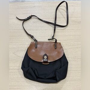 Dooney & Bourke Black and Brown Crossbody Bag
